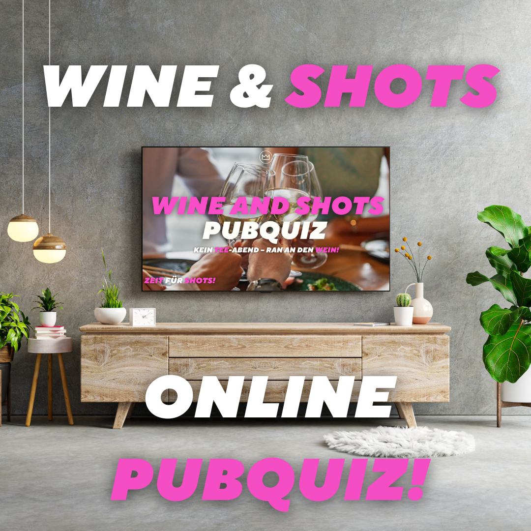 Wein & Shots Online-Pubquiz
